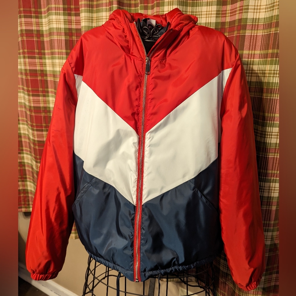 Vintage Jacket -Red White & Blue
